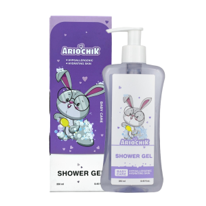 ژل حمام کودک آریوچیک 250 میلی لیتر | شوینده ملایم پوست و موی نوزاد
