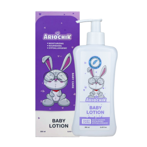 لوسیون مرطوب کننده بدن کودک آریوچیک | آبرسان و محافظ پوست حساس نوزاد