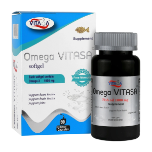 سافت ژل امگا3 ویتاسا ۱۰۰۰ میلی‌گرم بسته ۵۰ عددی