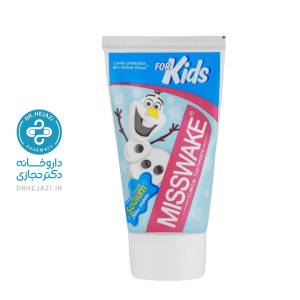 خمیر دندان ژلهای کودک میسویک طرح آدم برفی با رایحه موز